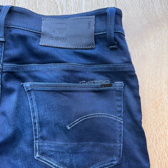G STAR RAW 3301  INDIGO BLUE SLIM JEANS - 30 - Picture 6 of 15